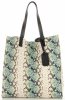Dámska kabelka shopper bag Vittoria Gotti modrá V0002